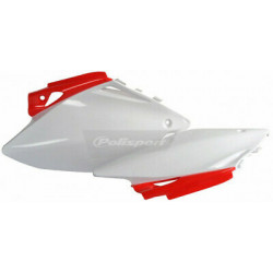 Πλαϊνά πάνελ μηχανής POLISPORT για HONDA CRF450R -2007-08 ΚΟΚΚΙΝΟ/ΑΣΠΡΟ