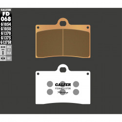 Τακάκια μοτοσυκλέτας Εμπρός Galfer SINTERED RACING COMPOUND FD068G1375R