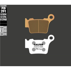 Πίσω τακάκια φρένων μοτοσυκλέτας Galfer SINTERED RACING COMPOUND FD291G1396R Πίσω τακάκια φρένων μοτοσυκλέτας Galfer SINTERED RACING COMPOUND FD291G1396R