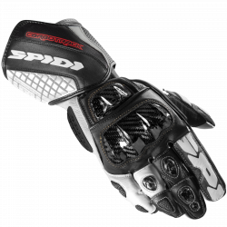 Γάντια μηχανής SPIDI Carbo track EVO BLACK/WHITE Γάντια μηχανής SPIDI Carbo track EVO BLACK/WHITE