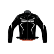 Μπουφάν μηχανής SPIDI SPORTMASTER H2OUT BLACK/WHITE thumb