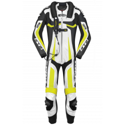 Δερμάτινη φόρμα αναβάτη SPIDI T-2 Neck Dps Airbag ACID GREEN/BLACK