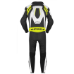 Δερμάτινη φόρμα αναβάτη SPIDI T-2 Neck Dps Airbag ACID GREEN/BLACK thumb