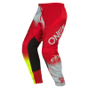 Παντελόνι μηχανής motocross O’NEAL ELEMENT RACEWEAR V.22 RED/GRAY/NEON YELLOW
