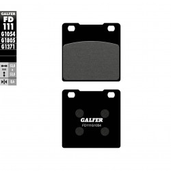 Πίσω τακάκια φρένων μοτοσυκλέτας Galfer SEMI METAL FD111G1054 Πίσω τακάκια φρένων μοτοσυκλέτας Galfer SEMI METAL FD111G1054