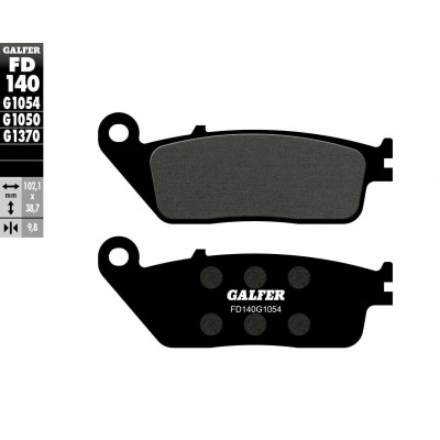 Τακάκια μοτοσυκλέτας Εμπρός / Πίσω Galfer SEMI METAL FD140G1054