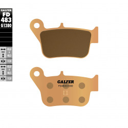 Πίσω τακάκια φρένων μοτοσυκλέτας Galfer SINTERED SCOOTER FD483G1380