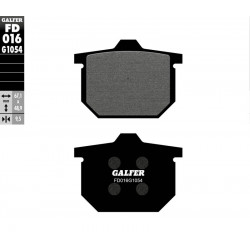 Τακάκια μοτοσυκλέτας Εμπρός / Πίσω Galfer SEMI METAL FD016G1054