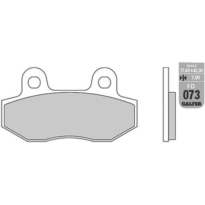 Τακάκια μοτοσυκλέτας Εμπρός / Πίσω Galfer SEMI METAL FD073G1054