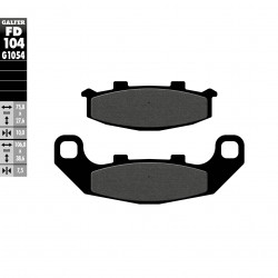 Τακάκια μοτοσυκλέτας Εμπρός / Πίσω Galfer SEMI METAL FD104G1054 Τακάκια μοτοσυκλέτας Εμπρός / Πίσω Galfer SEMI METAL FD104G1054