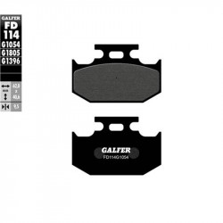 Πίσω τακάκια φρένων μοτοσυκλέτας Galfer SEMI METAL FD114G1054 Πίσω τακάκια φρένων μοτοσυκλέτας Galfer SEMI METAL FD114G1054