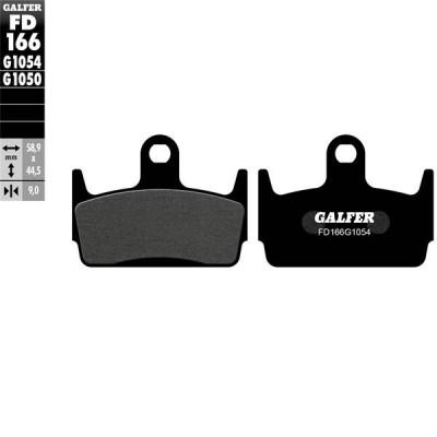 Τακάκια μοτοσυκλέτας Εμπρός / Πίσω Galfer SEMI METAL FD166G1054