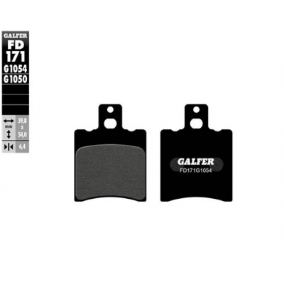 Τακάκια μοτοσυκλέτας Εμπρός / Πίσω Galfer SEMI METAL FD171G1054