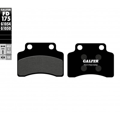 Τακάκια μοτοσυκλέτας Εμπρός / Πίσω Galfer SEMI METAL FD175G1054
