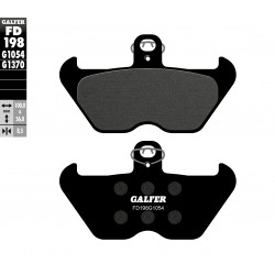 Τακάκια μοτοσυκλέτας Εμπρός Galfer SEMI METAL FD198G1054 Τακάκια μοτοσυκλέτας Εμπρός Galfer SEMI METAL FD198G1054