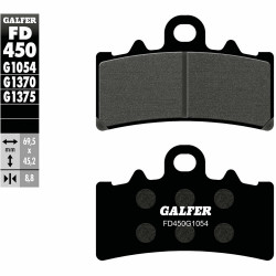 Τακάκια μοτοσυκλέτας Εμπρός Galfer SEMI METAL FD450G1054