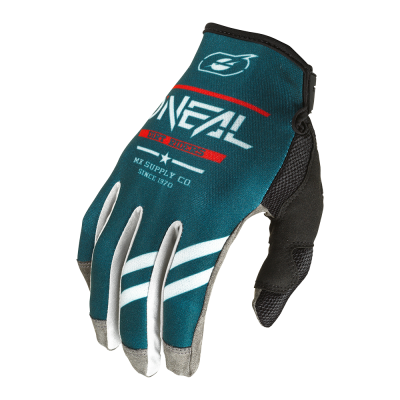 Γάντια μηχανής motocross O'NEAL MAYHEM SQUADRON V.22 TEAL/GRAY