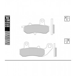 Πίσω τακάκια φρένων μοτοσυκλέτας Galfer SEMI METAL FD120G1054 Πίσω τακάκια φρένων μοτοσυκλέτας Galfer SEMI METAL FD120G1054