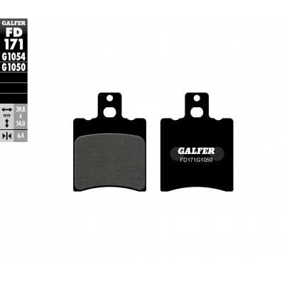 Τακάκια μοτοσυκλέτας Εμπρός / Πίσω Galfer SCOOTER FD171G1050