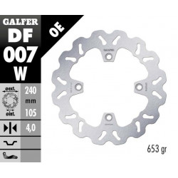 Δισκόπλακα μοτοσυκλέτας εμπρός/πίσω Galfer WAVE FIXED 240x4mm DF007W Δισκόπλακα μοτοσυκλέτας εμπρός/πίσω Galfer WAVE FIXED 240x4mm DF007W