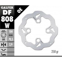 Δισκόπλακα μοτοσυκλέτας εμπρός Galfer WAVE FIXED 184x2,9mm DF808W Δισκόπλακα μοτοσυκλέτας εμπρός Galfer WAVE FIXED 184x2,9mm DF808W