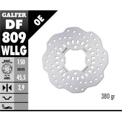 Πίσω δισκόπλακα μοτοσυκλέτας Galfer WAVE FIXED FULL TYPE 150x2.9mm DF809WLLG