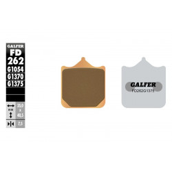 Τακάκια μοτοσυκλέτας Εμπρός Galfer SINTERED COMPOUND FD262G1375
