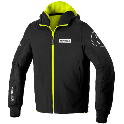Μπουφάν μηχανής SPIDI HOODIE ARMOR EVO FLUO