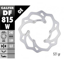 Πίσω δισκόπλακα μοτοσυκλέτας Galfer WAVE FIXED 240x4mm DF815W