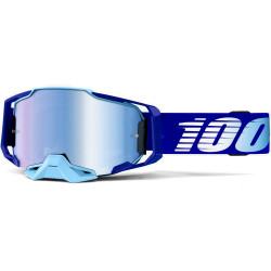 Μάσκα μηχανής motocross 100% ARMEGA ROYAL BLUE MIRROR