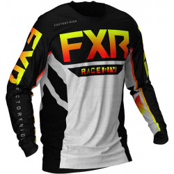 Μπλούζα motocross FXR PODIUM MX AZTEC BLACK/RED