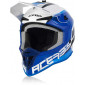 Κράνος μηχανής motocross ACERBIS LINEAR WHITE/BLUE thumb