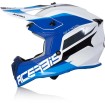 Κράνος motocross ACERBIS LINEAR WHITE/BLUE thumb