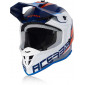 Κράνος μηχανής motocross ACERBIS LINEAR BLUE/WHITE thumb
