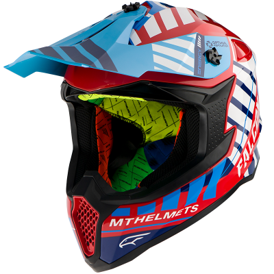 Κράνος μηχανής motocross MT FALCON ENERGY-RED