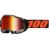 Μάσκα motocross 100% ACCURI2 GEOSPACE - MIRROR RED