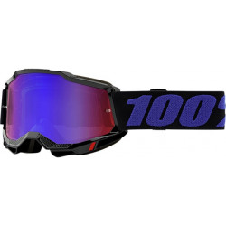 Μάσκα motocross 100% ACCURI2 MOORE - MIRROR RED/BLUE