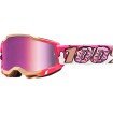 Μάσκα motocross 100% ACCURI2 DONUT - MIRROR PINK thumb