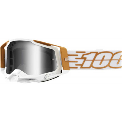 Μάσκα μηχανής motocross 100% RACECRAFT2 MAYFAIR - MIRROR SILVER