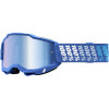 Μάσκα motocross 100% ACCURI2 YARGER - MIRROR BLUE