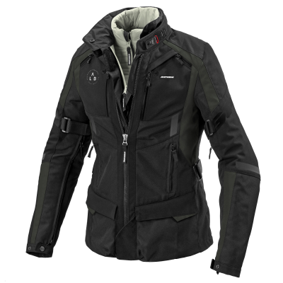 Γυναικείο μπουφάν μηχανής SPIDI 4 SEASON EVO Dark/Green/Black