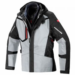 Μπουφάν μηχανής SPIDI Mission-T H2Out Black/Ice