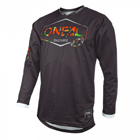 Μπλούζα μηχανής motocross O'NEAL MAHALO LUSH BLACK/MULTI Μπλούζα μηχανής motocross O'NEAL MAHALO LUSH BLACK/MULTI