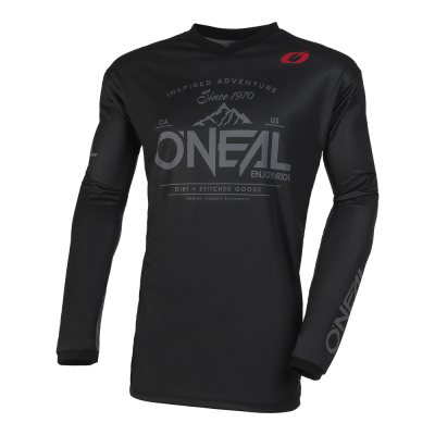 Μπλούζα μηχανής motocross O'NEAL ELEMENT DIRT V.23 ΜΑΥΡΟ/ΓΚΡΙ