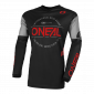 Μπλούζα μηχανής motocross O'NEAL ELEMENT BRAND V.23 ΜΑΥΡΟ/ΚΟΚΚΙΝΟ thumb