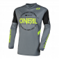 Μπλούζα μηχανής motocross O'NEAL ELEMENT BRAND V.23 ΓΚΡΙ/ΜΑΥΡΟ thumb