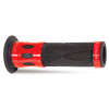 Χειρολαβές μοτοσυκλέτας PROGRIP Double Density 728 ALU OPEN ΜΑΥΡΟ/ΚΟΚΚΙΝΟ