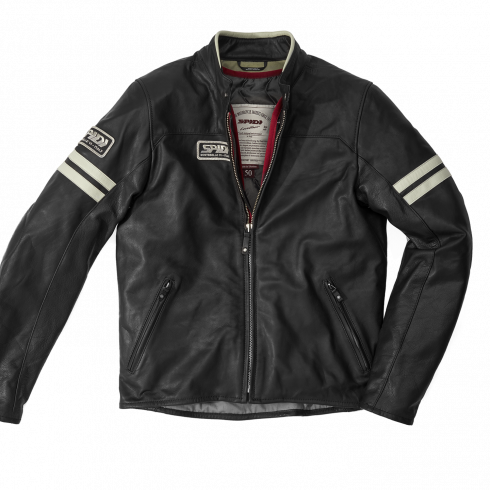 Δερμάτινο μπουφάν μηχανής SPIDI VINTAGE Ice/Black
