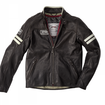 Δερμάτινο μπουφάν μηχανής SPIDI VINTAGE Brown/Ice