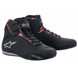 Μπότες μηχανής ALPINESTARS Sektor Waterproof ΜΑΥΡΟ/ΓΚΡΙ/ΚΟΚΚΙΝΟ